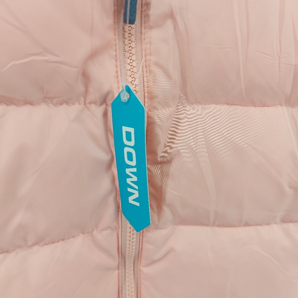 Free Country Downfilled Women's Pink Lightweight Quilted Vest Size Large - Picture 2 of 6